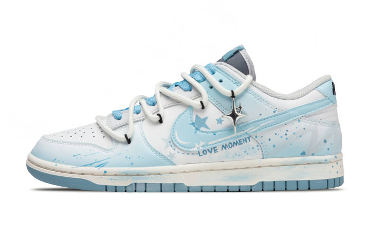 Nike Nike Dunk Love Moment Low top Skateboard Shoes Unisex Blue White
