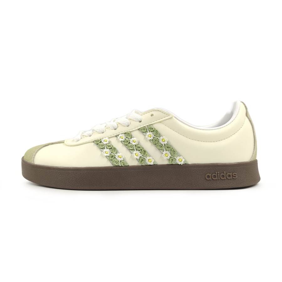 Adidas Neo Vl Court Low top Skateboard Shoes Unisex Yellow Green