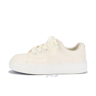 Binya Abrasion Resistant Low top Skateboard Shoes Women's Beige