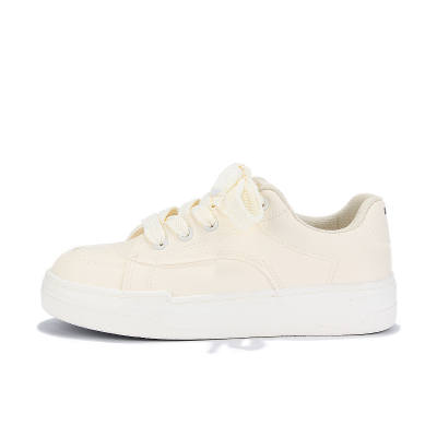 Binya Abrasion Resistant Low top Skateboard Shoes Women's Beige