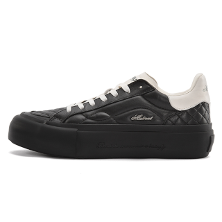 MATNUT Height Increasing Low top Skateboard Shoes Unisex Black