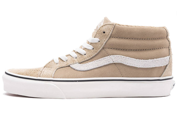 Vans Sk8 Vans-Mid Reissue 'Hairy Suede Mix - Tan'