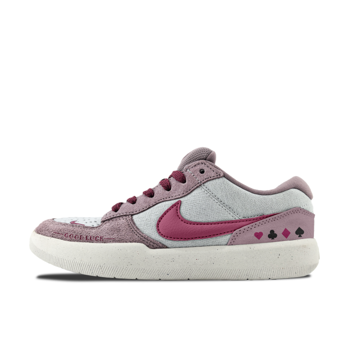 Nike Nike SB Force 58 Abrasion Resistant Abrasion Resistant Low top Skateboard Shoes Unisex Gray Purple
