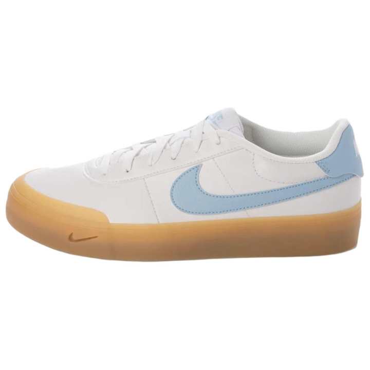 Nike Nike Court Shot Synthetic Leather Skateboard Shoes Men's White