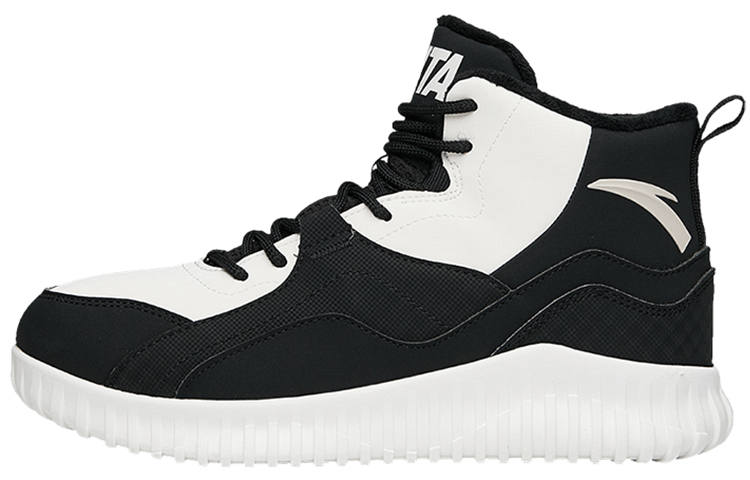 Anta Life Collection Casual Thermal Slip Resistant And Abrasion Resistant High top Skateboard Shoes Women's