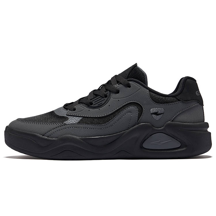 Erke The Clouds Come Textile, Synthetic Leather Slip Resistant Abrasion Resistant Low top Skateboard Shoes Men's