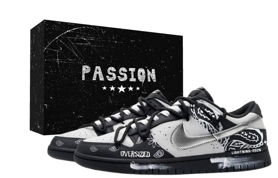 Nike Nike Dunk Cashews Lightning Box Abrasion Resistant Lightweight Wear resistant And Lightweight Low top Skateboard Shoes