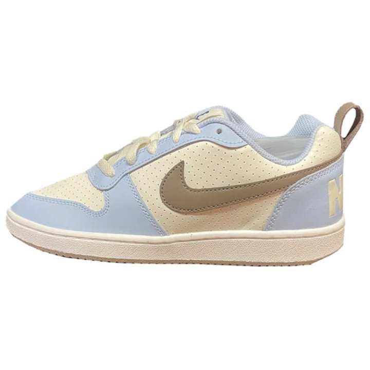 Nike Nike Court Borough Low top Skateboard Shoes Women's Beige Blue