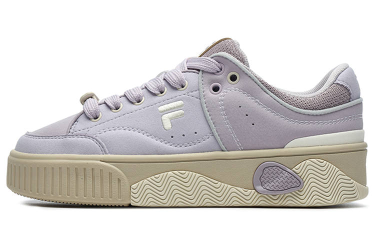 FILA FUSION Stack Fusion Skateboarding Sneakers 'Purple Beige' Women's