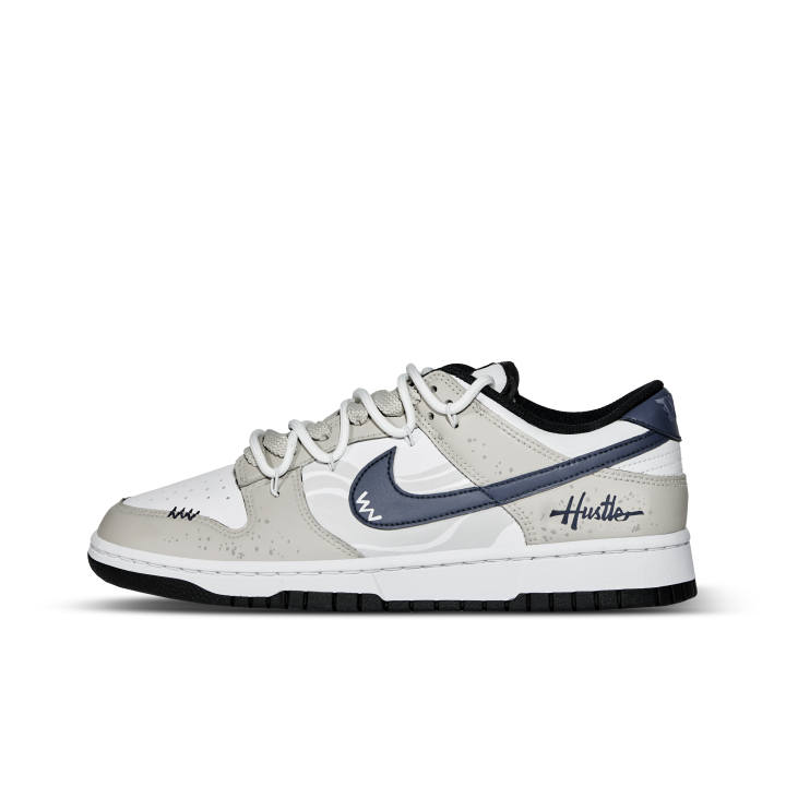 Nike Nike Dunk Wind Canyon Leather Abrasion Resistant Low top Skateboard Shoes Unisex Gray Beige