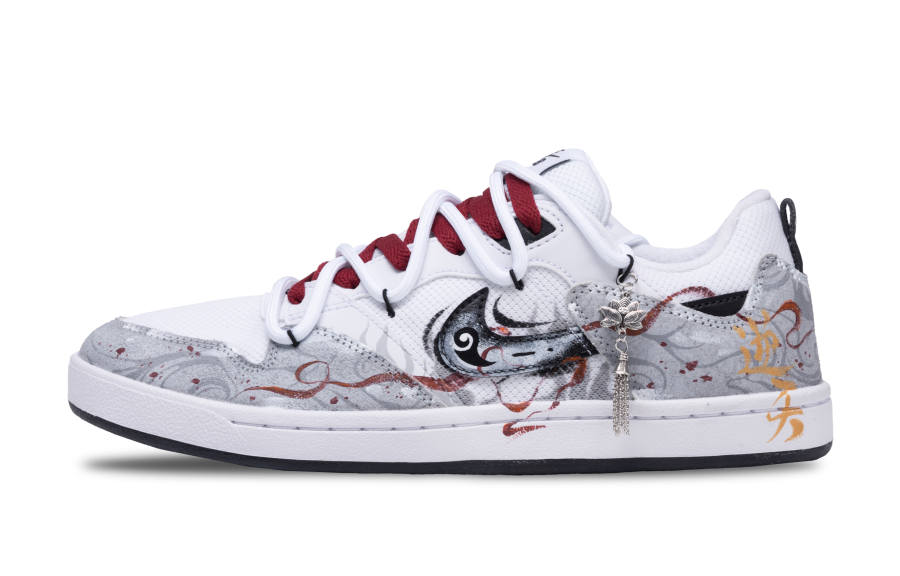 Nike Nike SB Alleyoop Skateboard Shoes Men's Low Top Gray/Red/Black