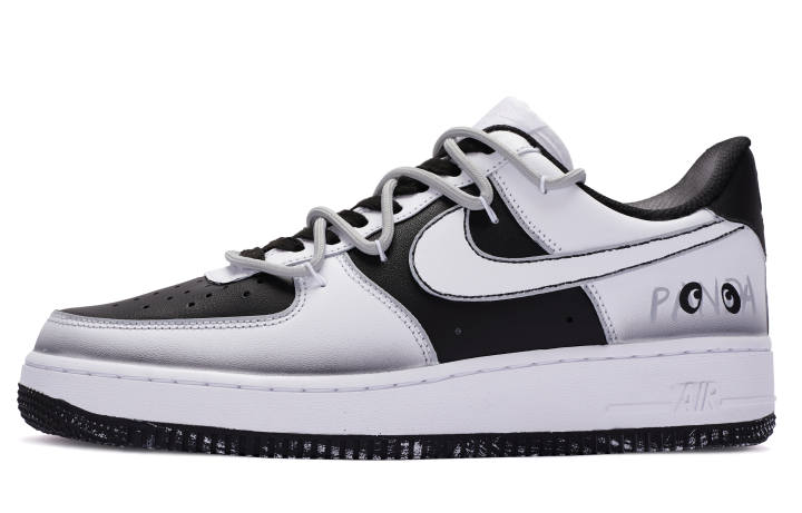 Nike Nike Air Force 1 Low 811 Manufacturing Low top Skateboard Shoes GS Black White