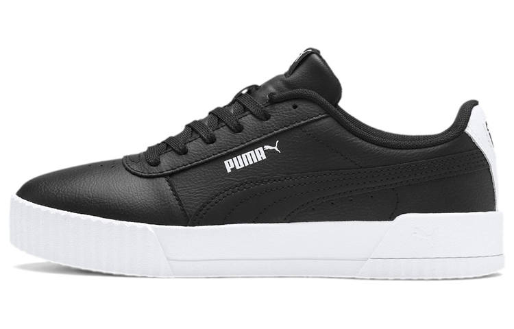 PUMA Carina Leather 'Black White' Women's