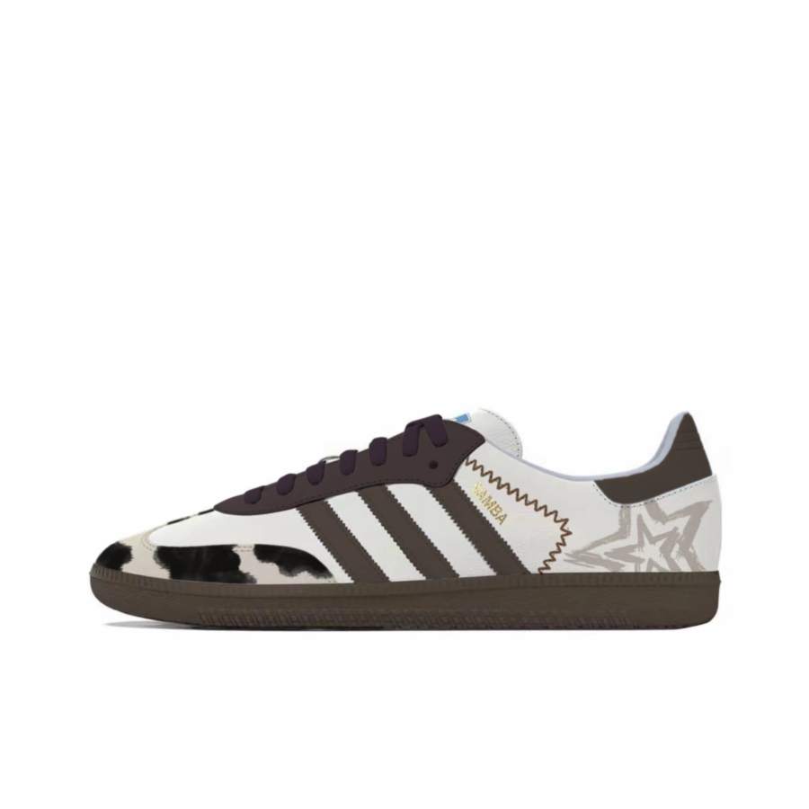 Adidas Adidas Samba OG Fashion Trend Slip Resistant Abrasion Resistant Low top Skateboard Shoes Unisex Coffee