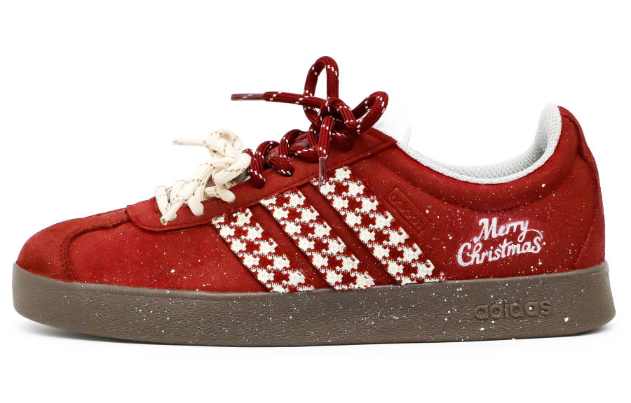 Adidas Adidas VL COURT 2.0 Skateboard Shoes Unisex Low Top Red