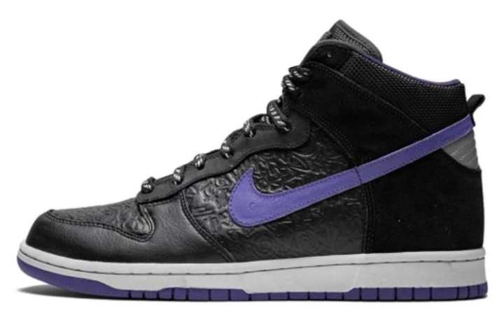Nike Nike X Stussy Dunk High 'Stussy World Tour Black White'
