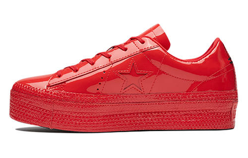 Converse Converse One Star Platform Ox Cherry Red Women's
