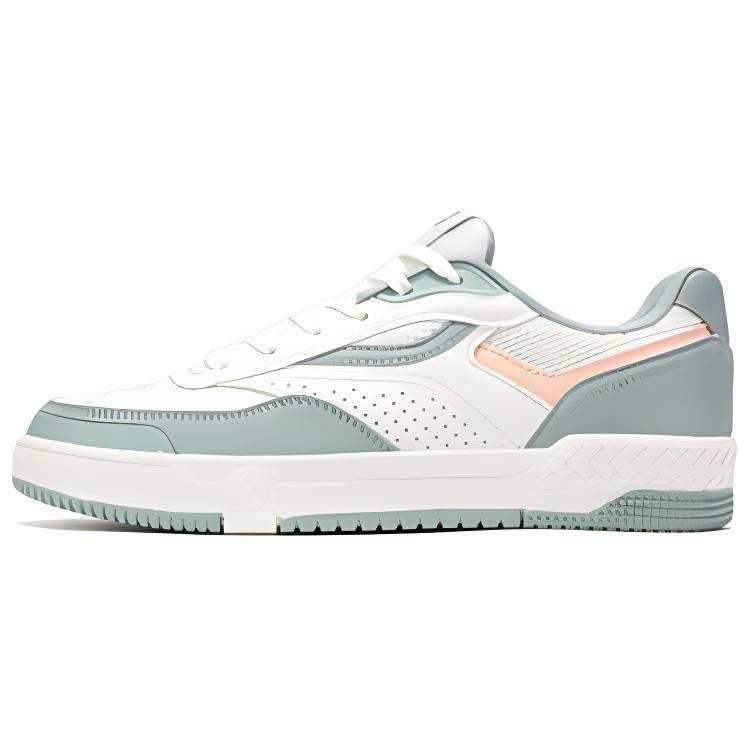 361° Slip Resistant Abrasion Resistant Low top Skateboard Shoes Women's White Green