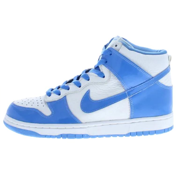 Nike Nike Dunk High Slip Resistant Abrasion Resistant High top Skateboard Shoes Men's Blue White