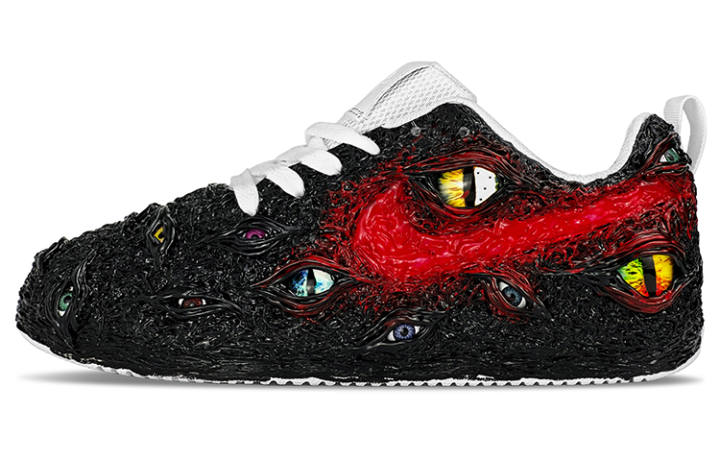 Nike Nike Court Borough Low top Skateboard Shoes GS Black Red