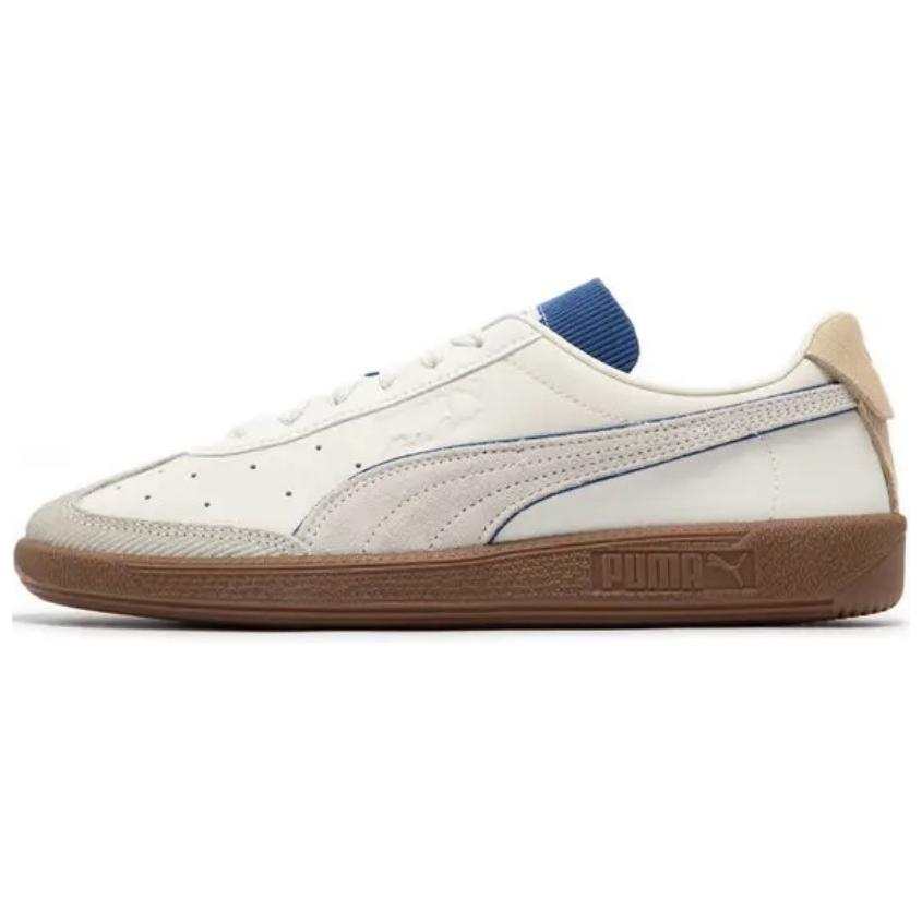 PUMA Stenzel PL Vlado Abrasion Resistant Low top Skateboard Shoes Unisex Beige Blue