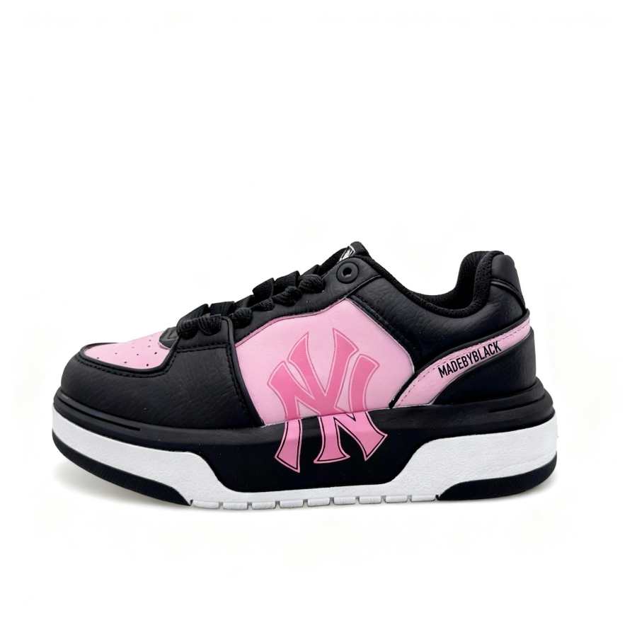 MLB MLB Chunky Liner Low top Skateboard Shoes Unisex Black White Pink