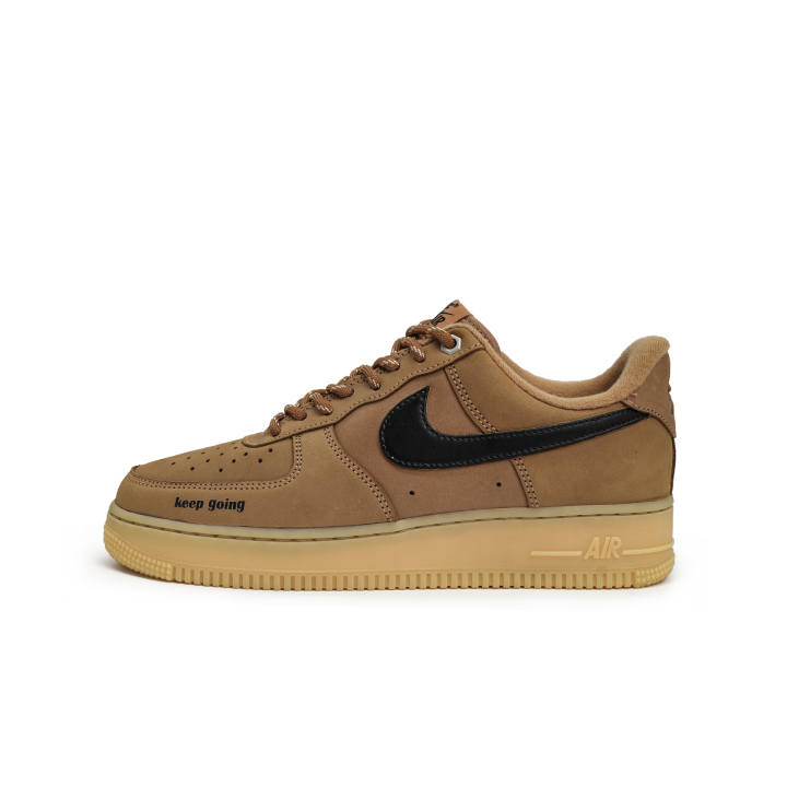 Nike Nike Air Force 1 Squid Party, Freely Roaming Cushioning, Wear Resistant Low top Skateboard Shoes Unisex Black Brown