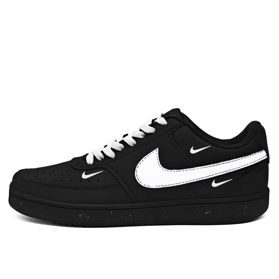 Nike Nike Court Vision Leather Fashion Slip Resistant, Lightweight, And Breathable Low top Skateboard Shoes Unisex