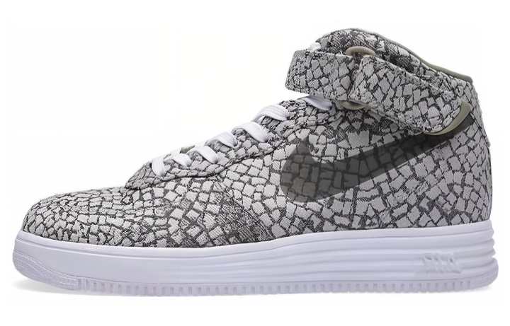 Nike Nike Lunar Force 1 Mid Slip Resistant Abrasion Resistant Slip Resistant Abrasion Resistant High top Skateboard Shoes