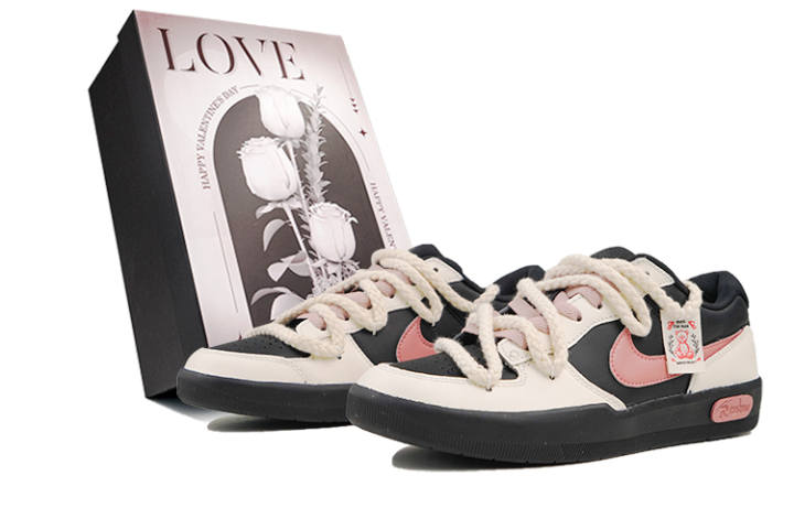Nike Nike SB Force 58 PRM L RISK Leather Slip Resistant, Abrasion Resistant, Lightweight Low top Skateboard Shoes Unisex