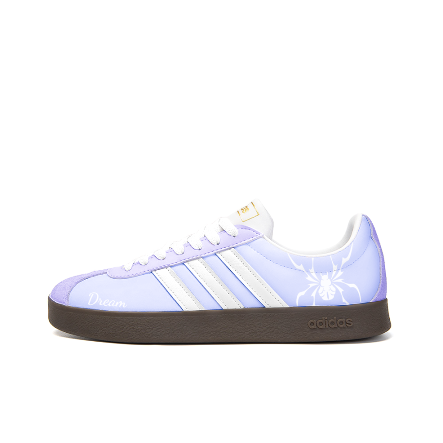 Adidas Neo VL Court 2.0 Slip Resistant Abrasion Resistant Low top Skateboard Shoes Unisex Violet