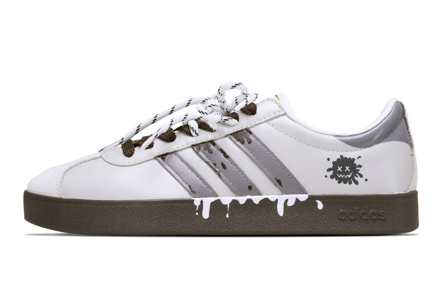 Adidas Adidas VL COURT 2.0 Abrasion Resistant Low top Skateboard Shoes Unisex