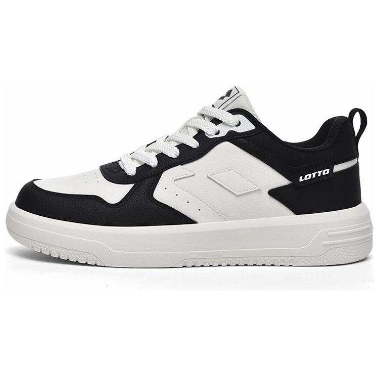LOTTO Slip Resistant Abrasion Resistant Slip Resistant Abrasion Resistant Low top Skateboard Shoes Unisex Black
