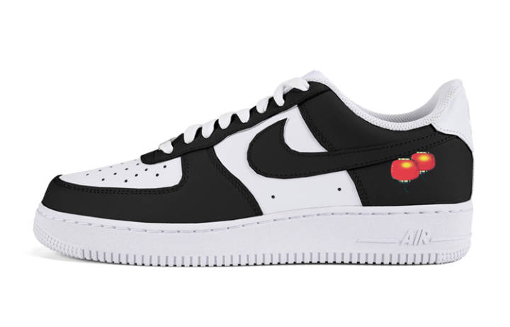 Nike Nike Air Force 1 Air Force 1 Low top Skateboard Shoes Men's Black White