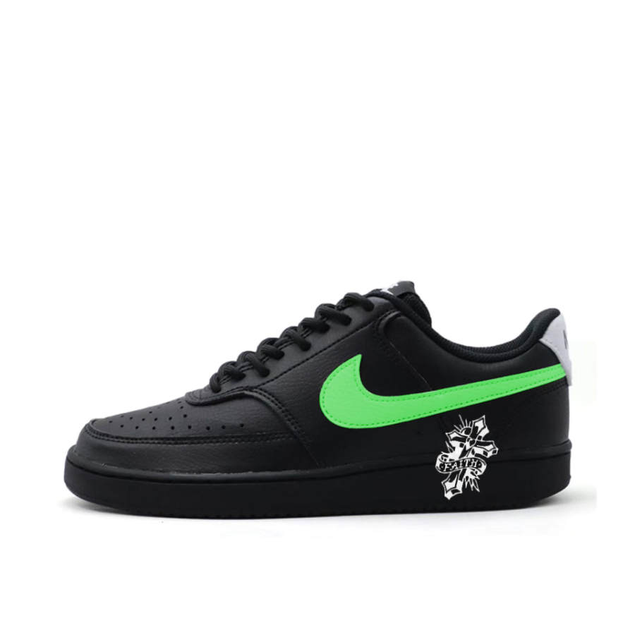 Nike Nike Court Vision 1 The Power Of Faith Abrasion Resistant Low top Skateboard Shoes Men's Green