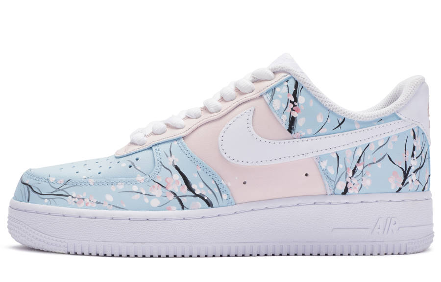 Nike Nike Air Force 1 Low 811 Manufacturing Low top Skateboard Shoes Men's Pink Blue