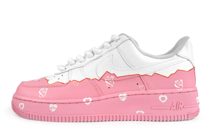 Nike Nike Air Force 1 Skateboard Shoes Women's Low Top White/Pink