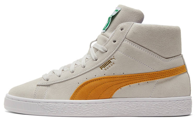 PUMA Puma Suede Mid White Mineral Yellow