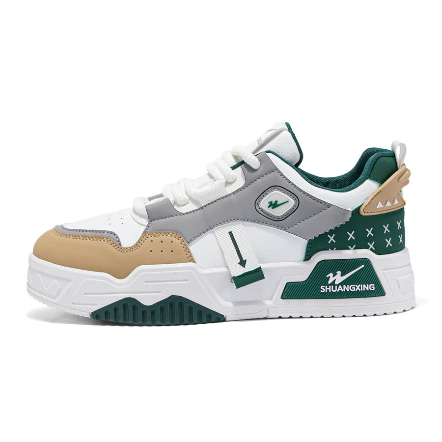 Binary Binary Low top Skateboard Shoes Men's White Green