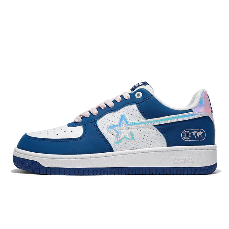 RIPSTAR Abrasion Resistant Breathable Height Increasing Low top Skateboard Shoes Unisex Poseidon