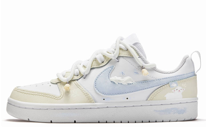 Nike Nike Court Borough 2 The Line Of Demarcation Between Light And Shadow, A Lamb On A Sunny Day. Low top Skateboard Shoes