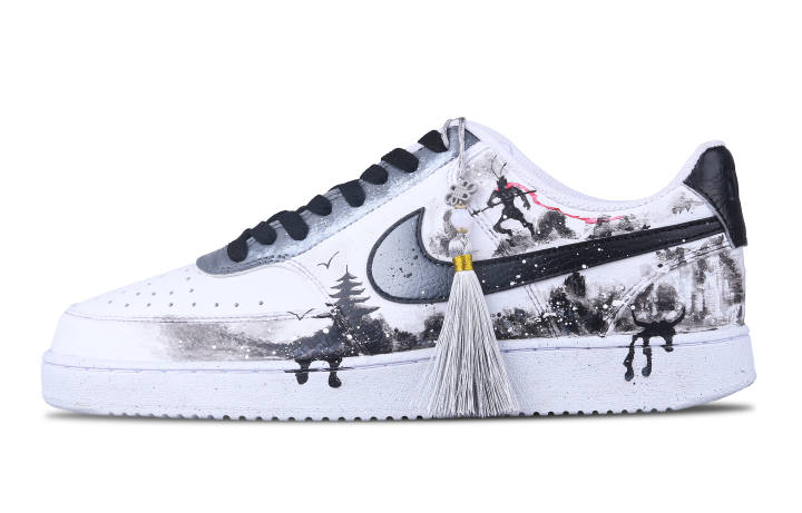 Nike Nike Court Vision 1 Low The Great Sage Returns Fringe Edition Slip Resistant Cushioning Slip Resistant Cushioning