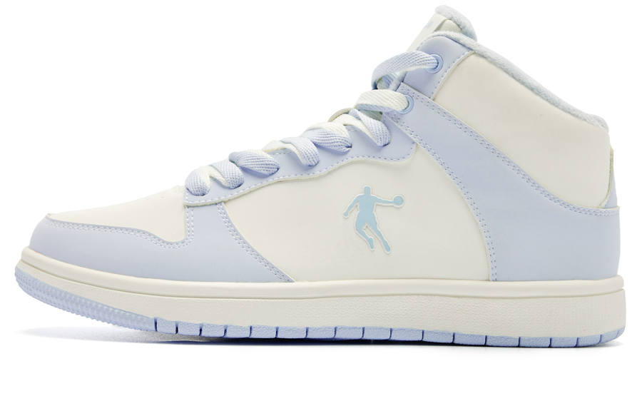 QIAODAN Synthetic Leather Coverage Slip Resistant Abrasion Resistant Lightweight Breathable Height Increasing High top