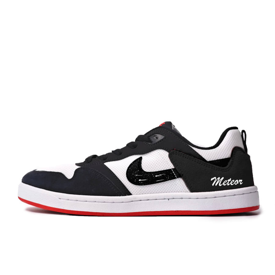 Nike Nike SB Alleyoop Shooting Stars Cushioning Abrasion Resistant Low top Skateboard Shoes Unisex Black White