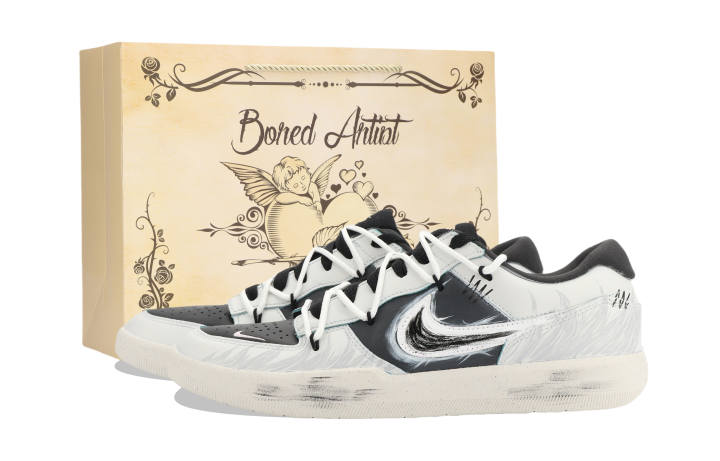 Nike Nike SB Force 58 Skateboard Shoes Unisex Low Top Black/White