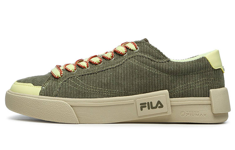 FILA FUSION Pop Skate Shoes 'Olive Green White'
