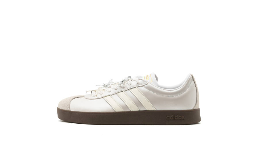 Adidas Adidas VL COURT 2.0 Slip Resistant Cushioning Slip Resistant Cushioning Low top Skateboard Shoes Unisex Silver