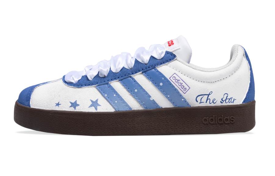 Adidas Neo VL Court Lifestyle Skateboard Shoes Women's Low Top White/Blue