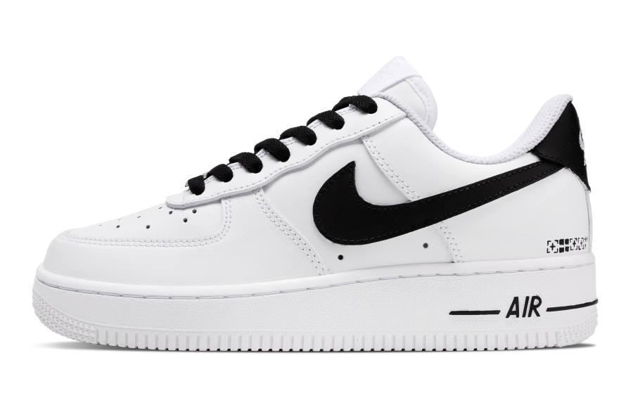 Nike Nike Air Force 1 Symbol Print Abrasion Resistant Slip Resistant Low top Skateboard Shoes Women's White