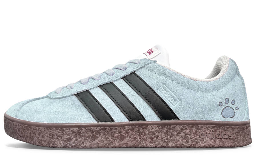 Adidas Adidas NEO Slip Resistant Abrasion Resistant Low top Skateboard Shoes Unisex Black Blue